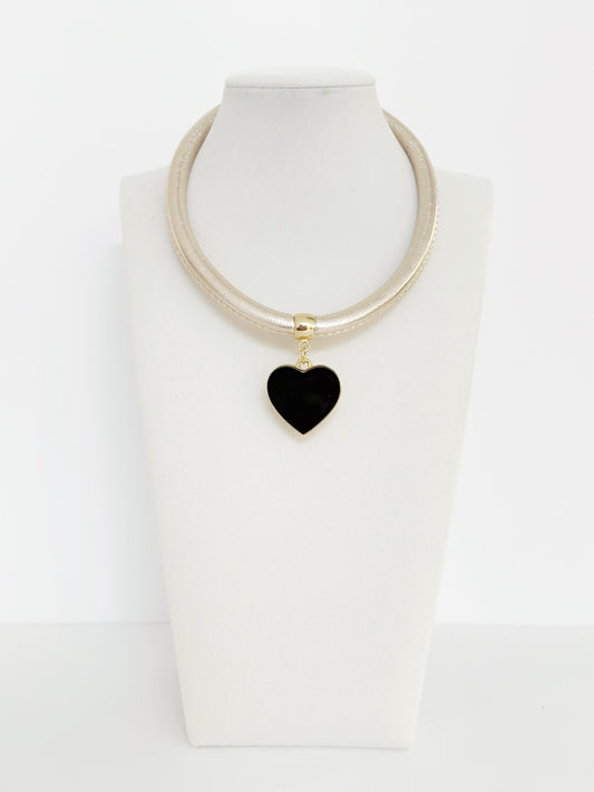 Gargantilla Noir Heart