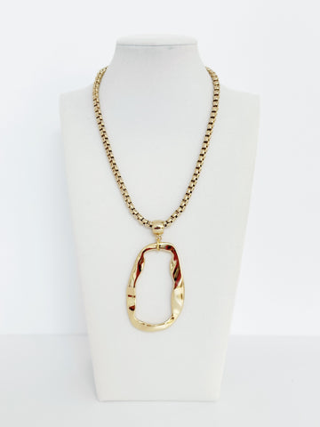 Amalfi Sculptural Pendant Necklace - Emilia Kipper
