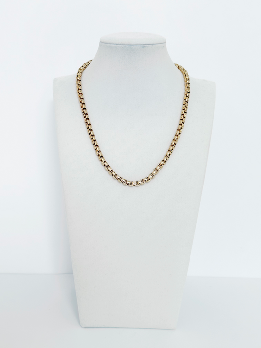 Milano Dual Tone Chain Necklace - Emilia Kipper