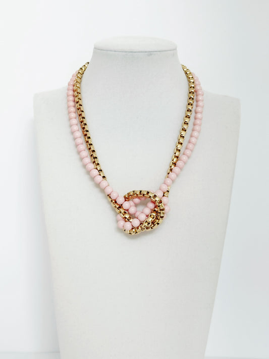 Rio Pearl Knot Necklace - Emilia Kipper