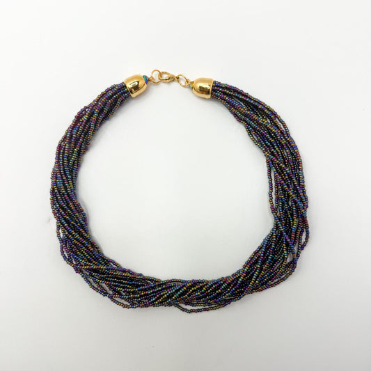 COLLAR AZUL VIOLETA TORNASOL