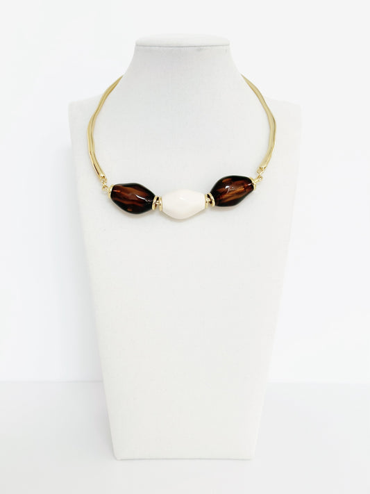 Collar de nudos de perlas Rio