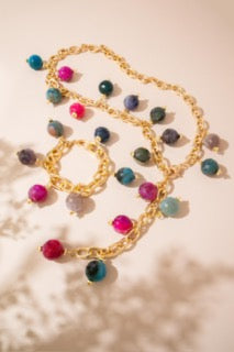 EMMA CHAIN NECKLACE WITH BRACELET