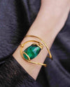 New Drop Emerald Murano Crystals Bracelet - Andrea Marazzini
