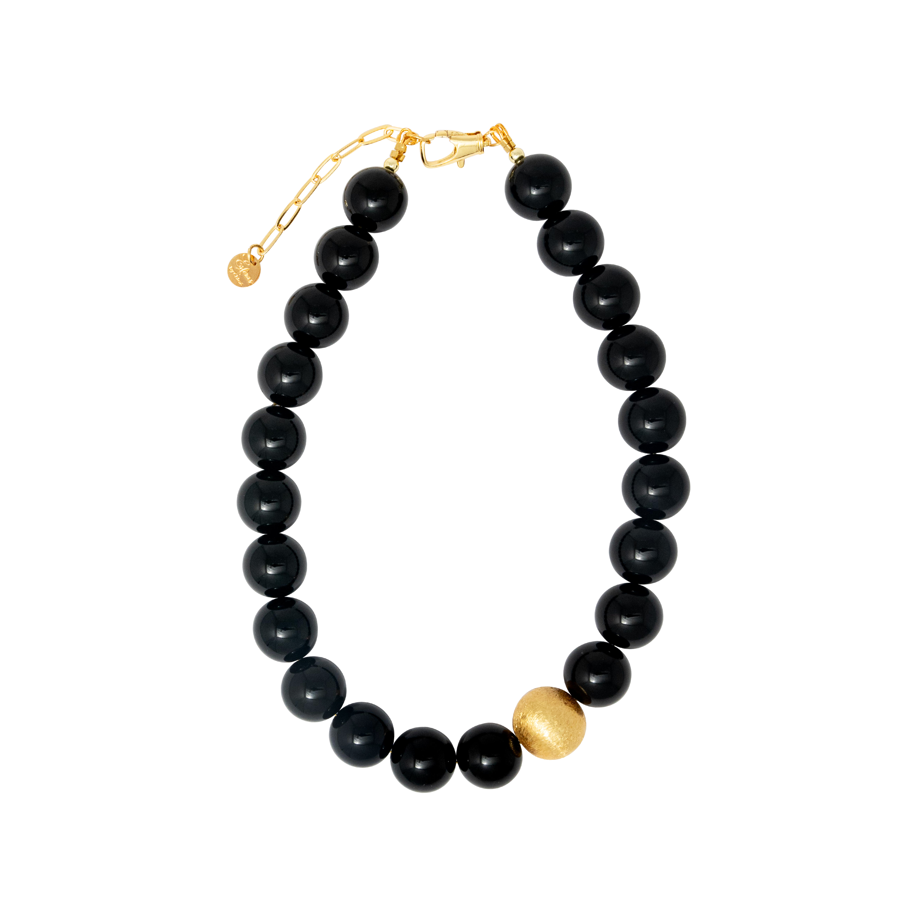 LUCY BLACK ONYX NECKLACE