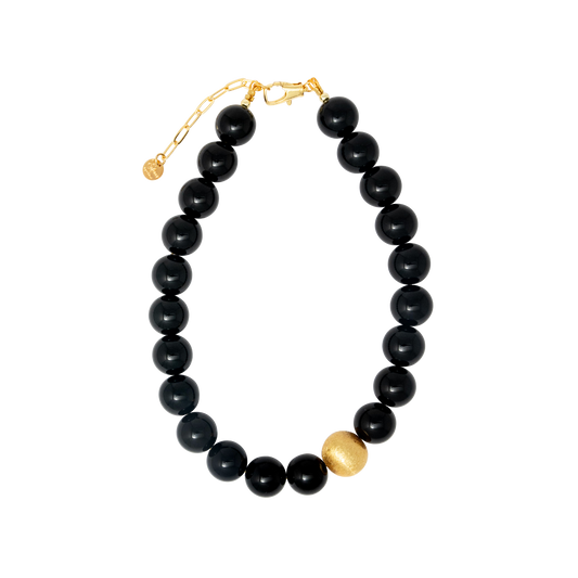 LUCY BLACK ONYX NECKLACE