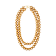 WILMA TWO LAYERS LONG WOOD NECKLACE