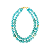DESIRE TURQUOISE NECKLACE - 2 LAYERS