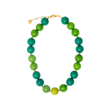 JANIRE JADE GREEN AND BLUE NECKLACE
