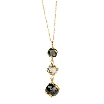 Big Bubble Black Pendant Necklace - Andrea Marazzini