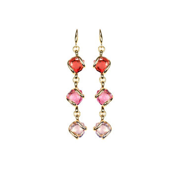 Lunima Flower Murano Crystals Earrings - Andrea Marazzini