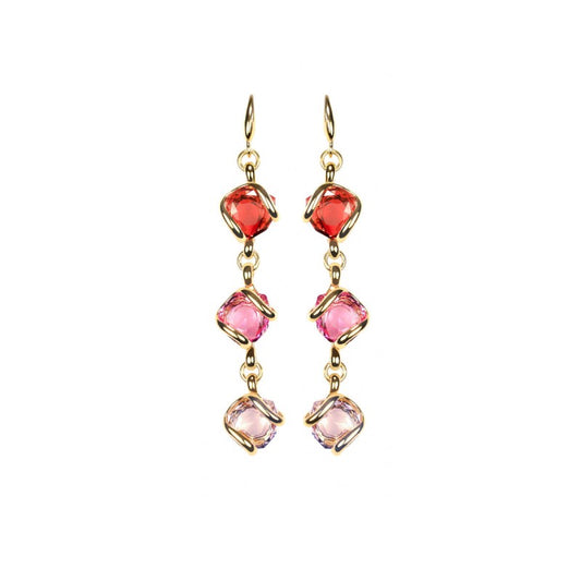 Lunima Flower Murano Crystals Earrings - Andrea Marazzini