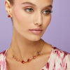 Lunima Flower Murano Crystals Necklace - Andrea Marazzini
