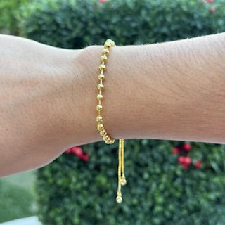 4MM TENNIS BRACELET GOLD