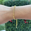 4MM TENNIS BRACELET GOLD