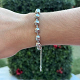8MM TENNIS BRACELET SILVER
