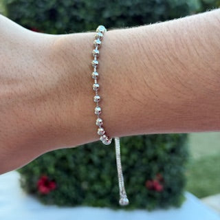 4MM TENNIS BRACELET SILVER