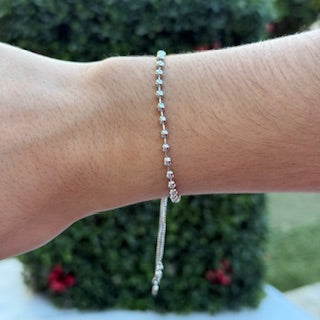2MM TENNIS BRACET SILVER