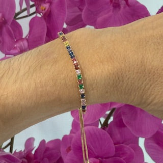 TENNIS BRACELET MULTICOLOR