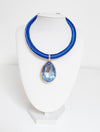 Teardrop Crystal Pendant Necklace