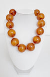 Chunky Resin Beaded Statement Necklace