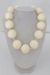 Chunky Resin Beaded Statement Necklace