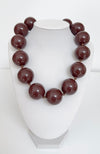Chunky Resin Beaded Statement Necklace