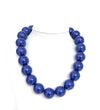 Classic Bold Resin Bead Statement Necklace
