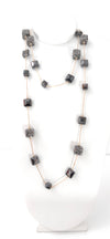 Crystal Square Long Necklace