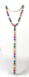 Crystal Radiance Lariat Necklace