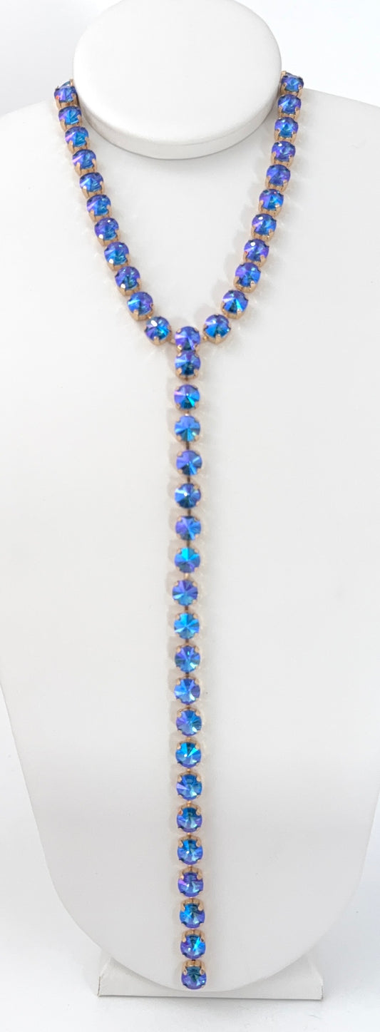 Crystal Radiance Lariat Necklace