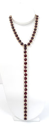 Crystal Radiance Lariat Necklace