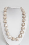Marble Cube-Shape Resin Beaded Necklace