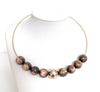 Gold-Plated & Resin Choker Necklace