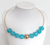 Gold-Plated & Resin Choker Necklace