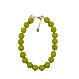 JANIRE JADE NECKLACE GREEN APPLE