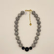 DILARA BLACK AND WHITE AGATE AND BLACK ONYX SPERES