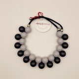 BALLSMANIA TWO TONE NECKLACE