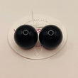 BALLSMANIA BLACK EARINGS