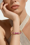 Sienna Ruby Pavé Statement Bangle