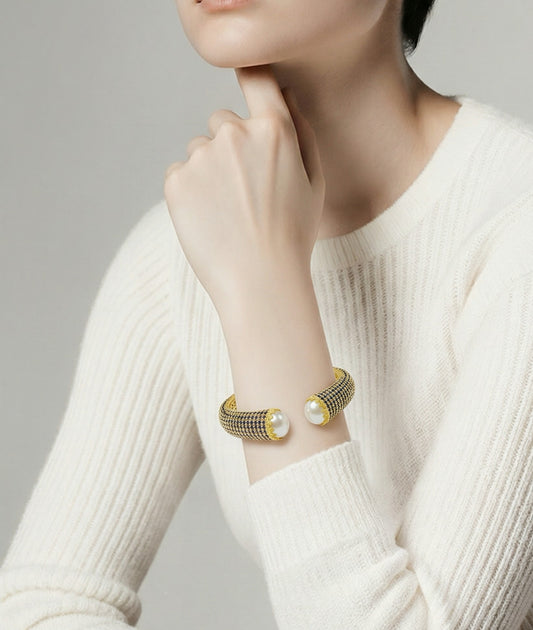 Pavé Crystal Open Cuff Bangle