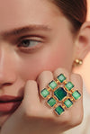 Sienna Mosaic Statement Ring