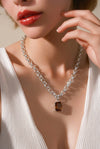 Valenza Amber Classic Pendant Necklace