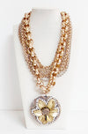 Fiore Imperiale Statement Necklace - Bijoux Espresso