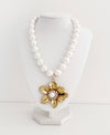 Perla Fiore Statement Necklace - Bijoux Espresso