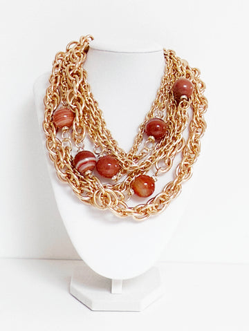 Terra Dorata Necklace - Bijoux Espresso
