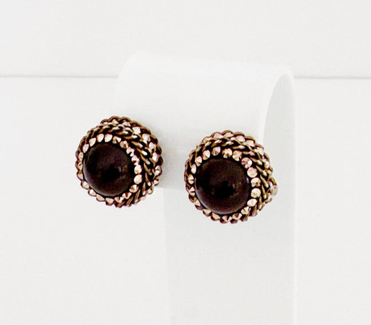 Brown Earrings - Bijoux Espresso