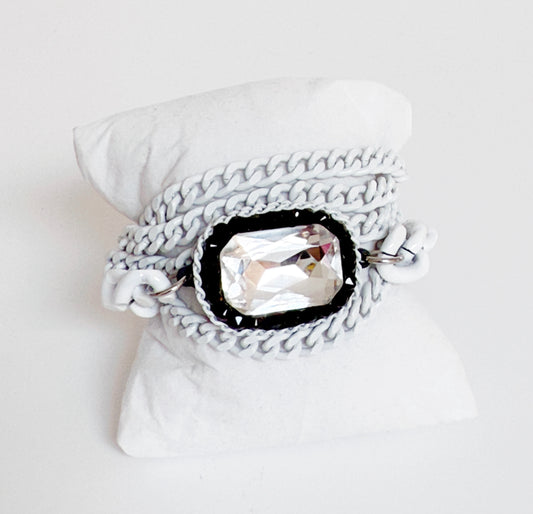 Luce Bianca Crystal Bracelet -  Bijoux Espresso
