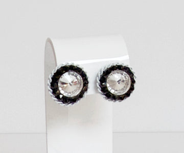 Luce Bianca Crystal  Earrings - Bijoux Espresso