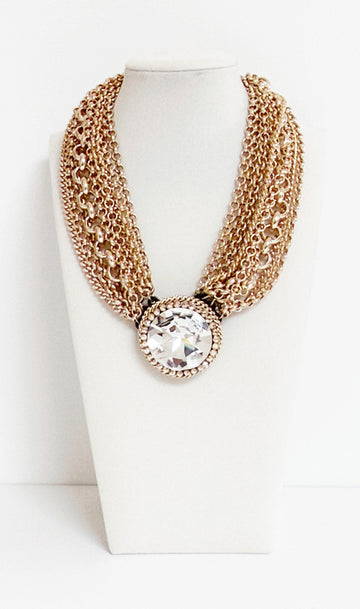 Cristallo Royale Statement Necklace - Bijoux Espresso